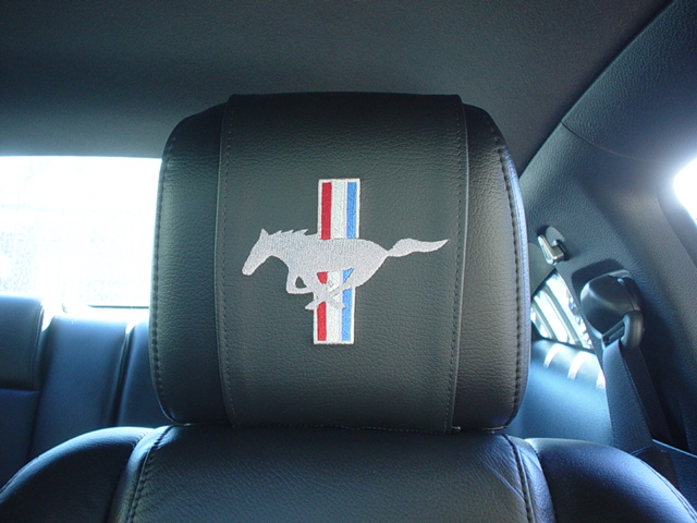 Ford mustang headrest wraps #6