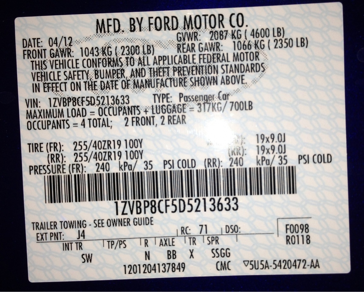 What is the gross vehicle weight of a ford f550 #1